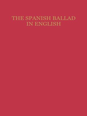 cover image of The Spanish Ballad in English